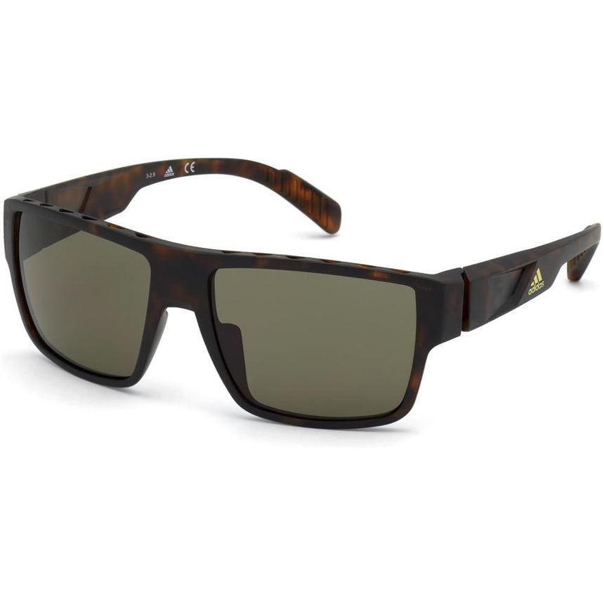 Adidas Sport SP0006 Sunglasses - Dark Havana/Green