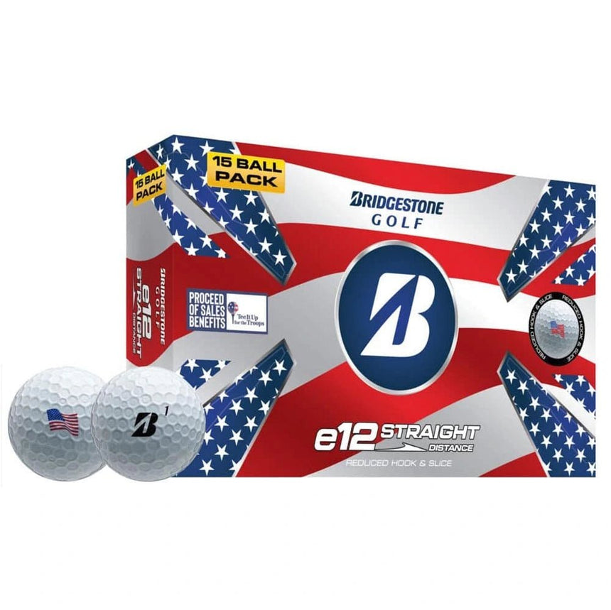 Bridgestone e12 Straight Golf Balls - Patriot Pack