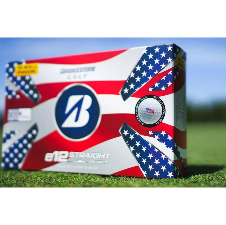 Bridgestone e12 Straight Golf Balls - Patriot Pack
