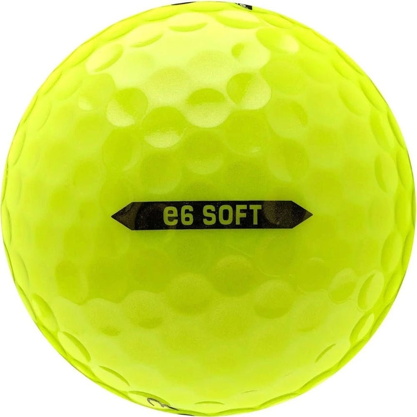 Bridgestone e6 Soft Golf Balls - Yellow