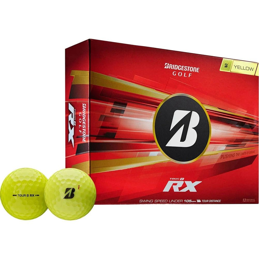 Bridgestone Tour B RX Golf Balls - Yellow