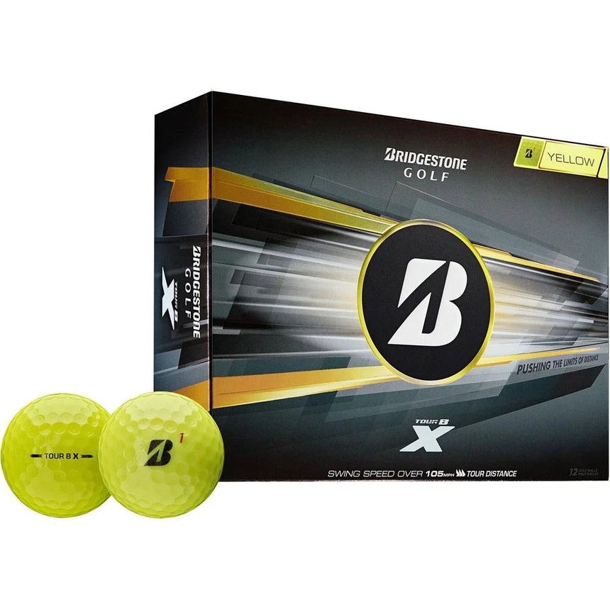 Bridgestone Tour B X Golf Balls - Yellow