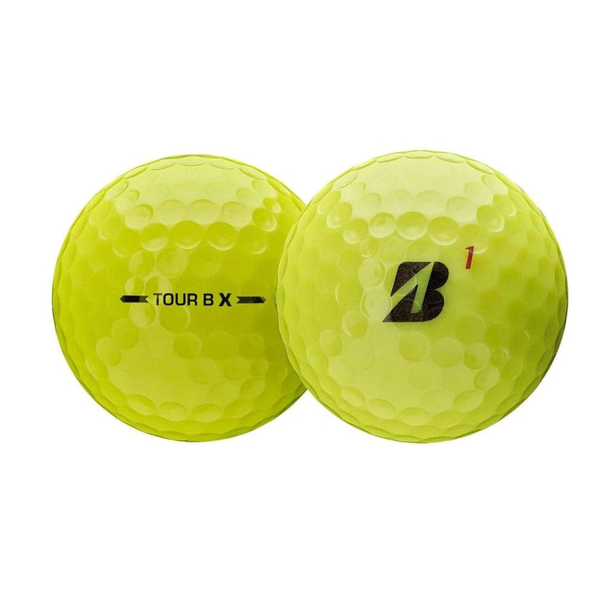 Bridgestone Tour B X Golf Balls - Yellow