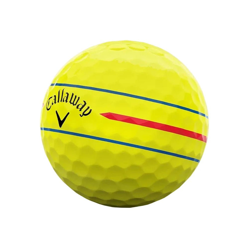 Callaway Chrome Soft 360 Triple Track Golf Balls - Yellow