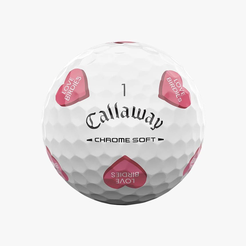 Callaway Chrome Soft Golf Hearts Golf Balls