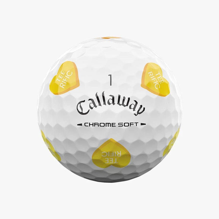 Callaway Chrome Soft Golf Hearts Golf Balls