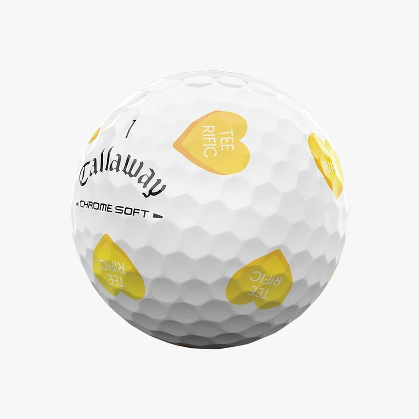 Callaway Chrome Soft Golf Hearts Golf Balls