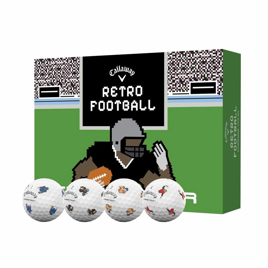 Callaway Chrome Tour Retro Football Golf Balls