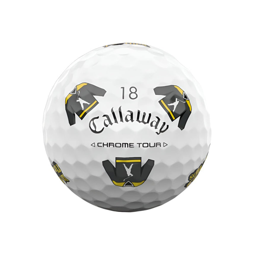 Callaway Chrome Tour Truvis Happy Gilmore 2 It's All In The Hips Golf Balls