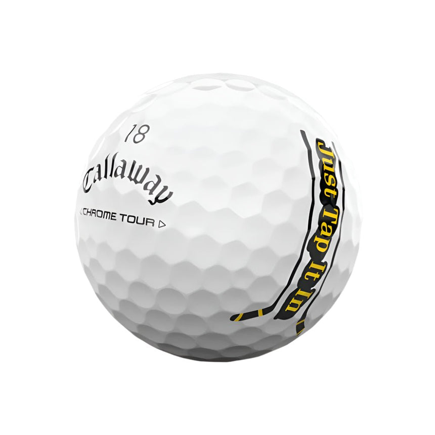 Callaway Chrome Tour Truvis Happy Gilmore 2 Just Tap It In Golf Balls