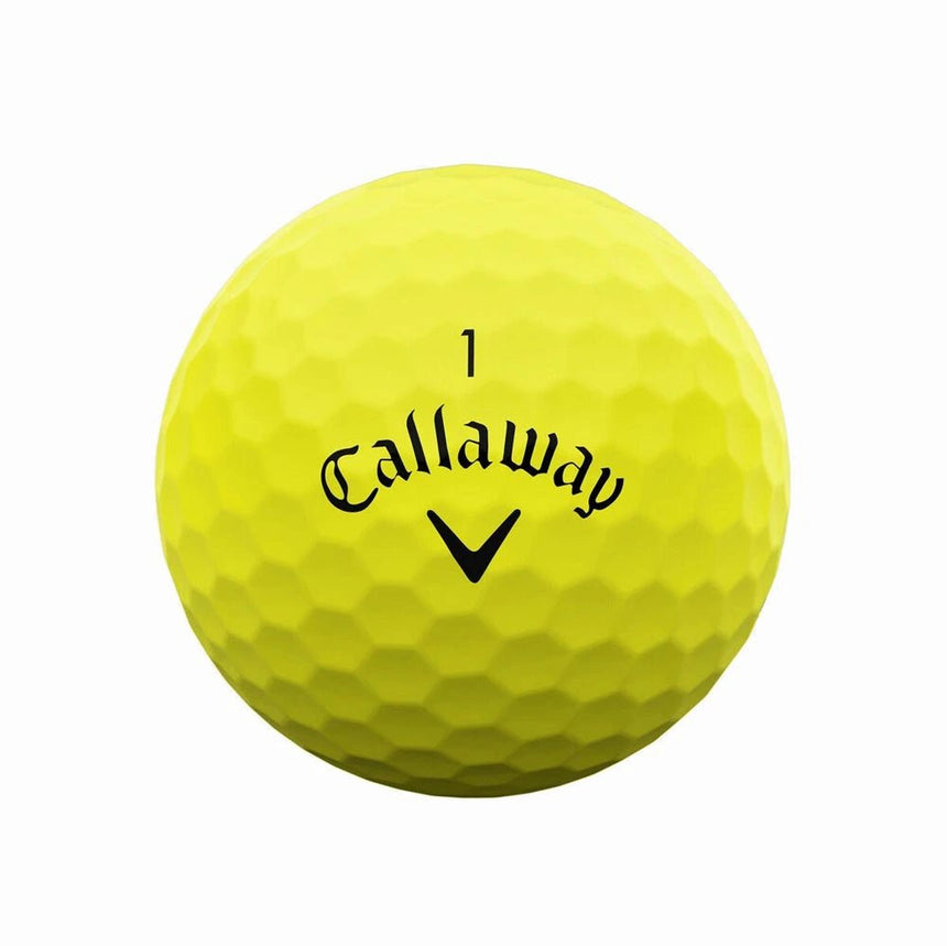 Callaway Superfast Golf Balls - Bold Yellow - 15 Pack