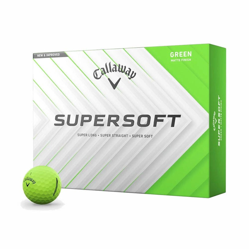 Callaway Supersoft Golf Balls - Matte Green