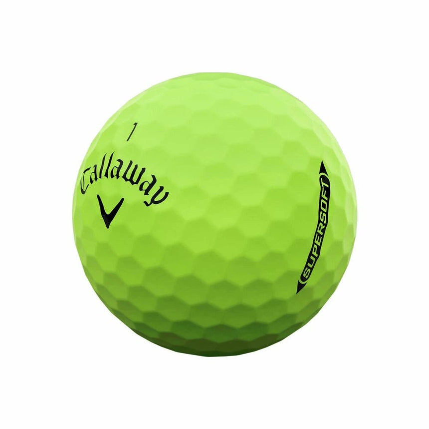 Callaway Supersoft Golf Balls - Matte Green