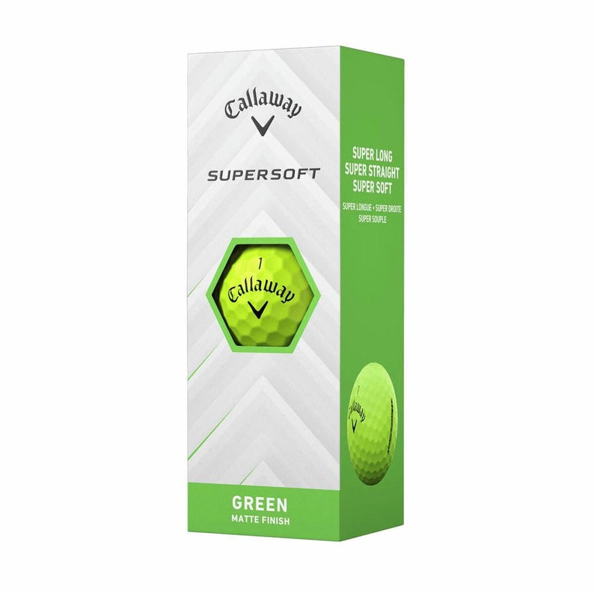 Callaway Supersoft Golf Balls - Matte Green