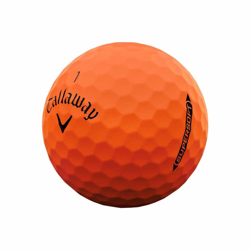Callaway Supersoft Golf Balls - Matte Orange