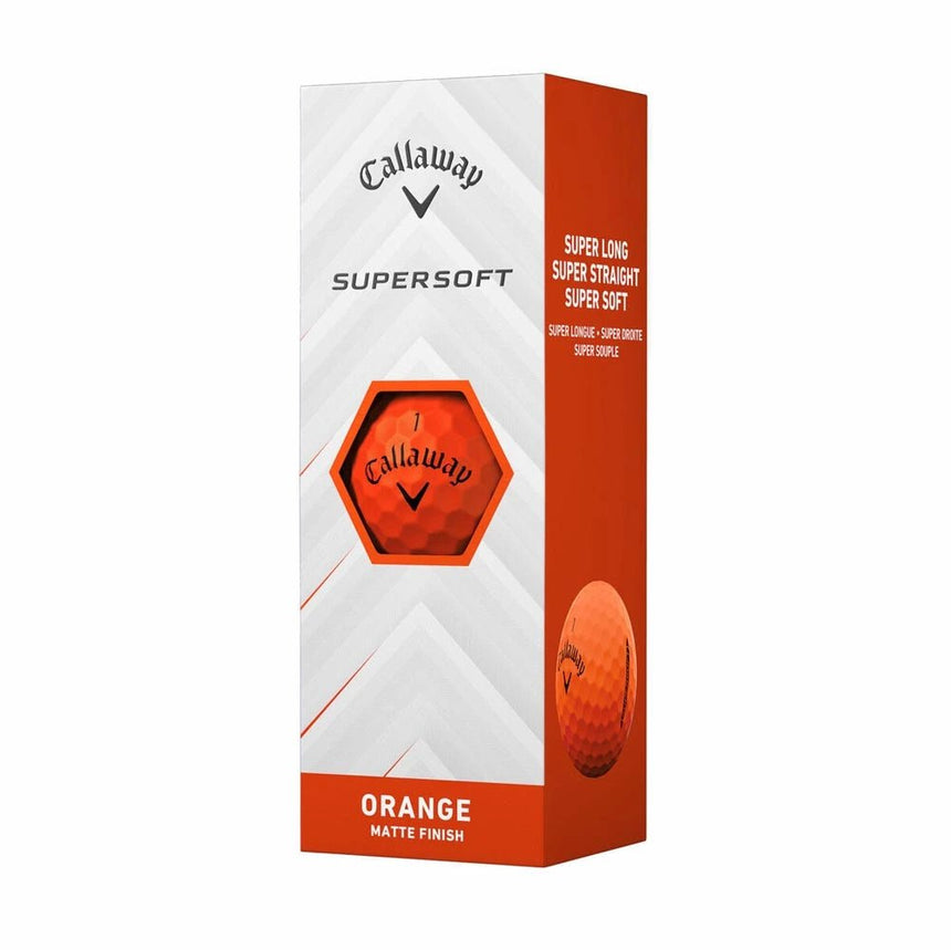 Callaway Supersoft Golf Balls - Matte Orange