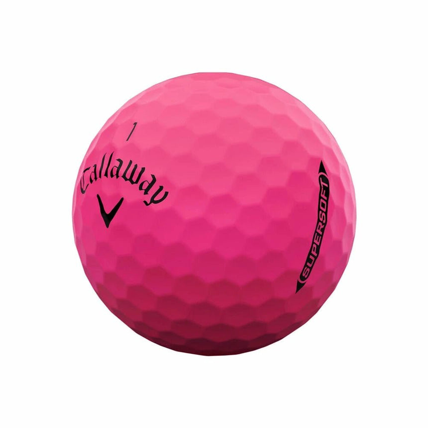 Callaway Supersoft Golf Balls - Matte Pink