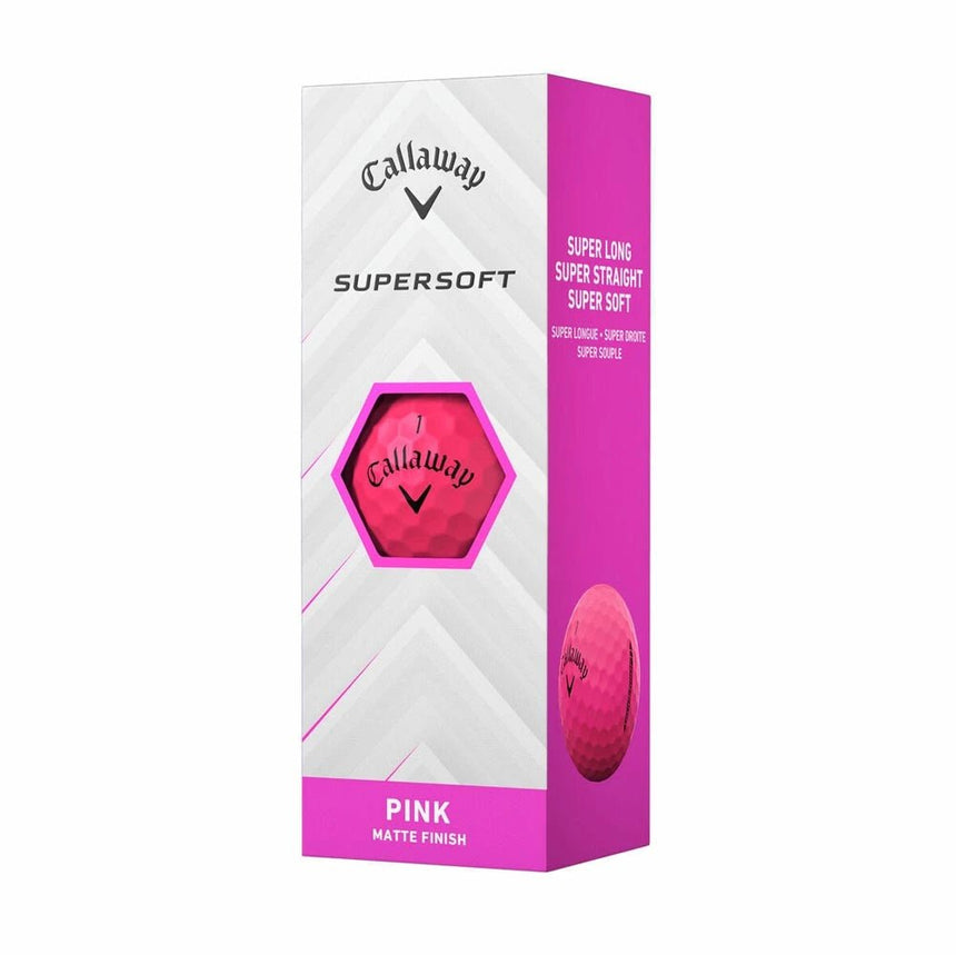 Callaway Supersoft Golf Balls - Matte Pink
