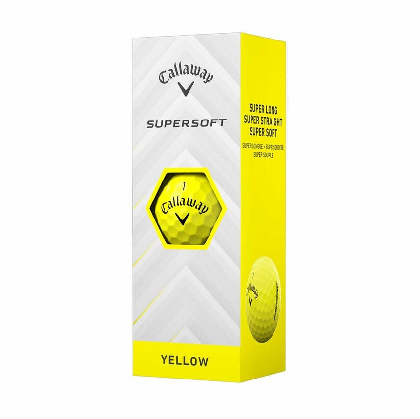 Callaway Supersoft Golf Balls - Yellow