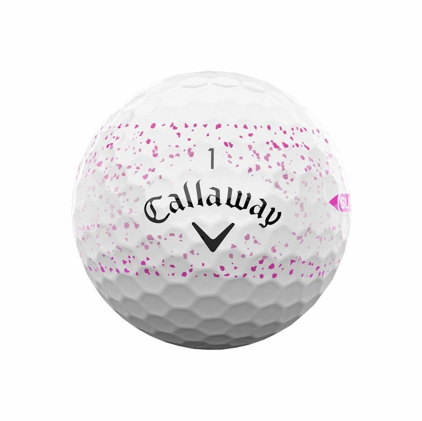 Callaway Supersoft Splatter 360 Golf Balls - Pink