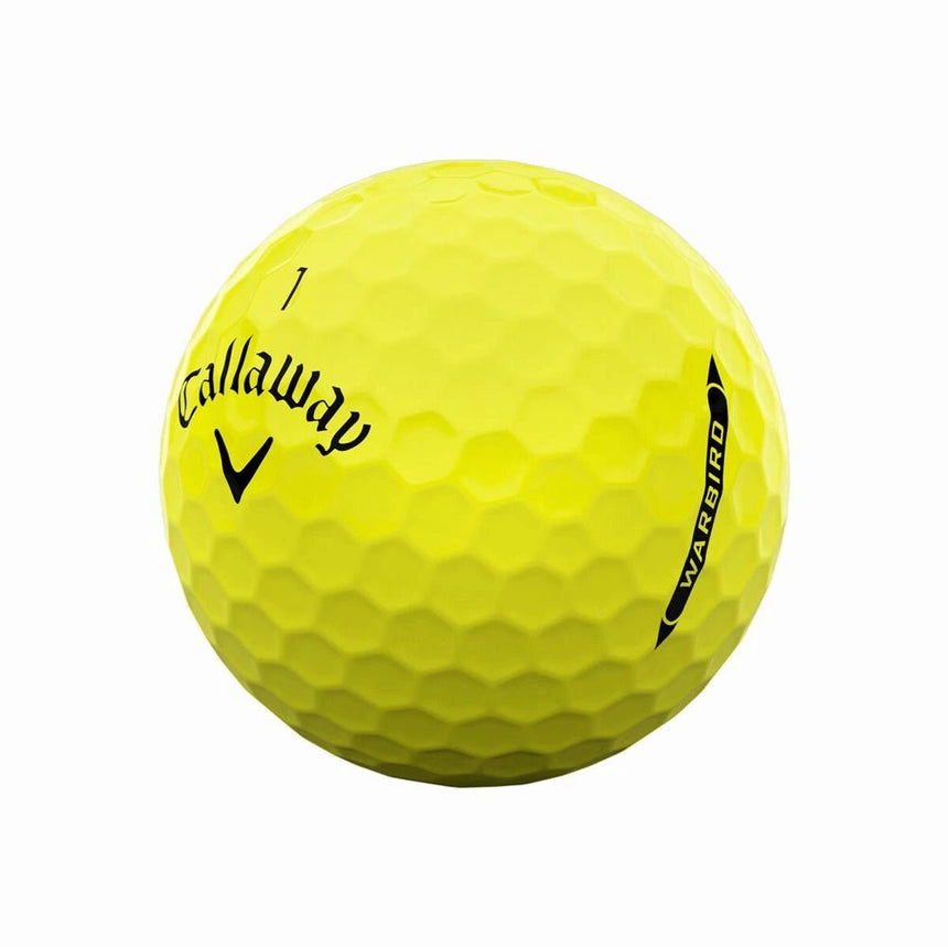 Callaway Warbird Distance+ Golf Balls - Yellow