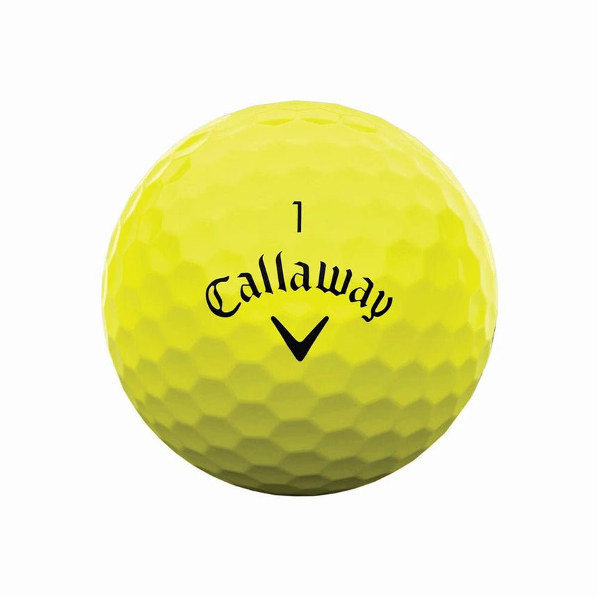 Callaway Warbird Distance+ Golf Balls - Yellow