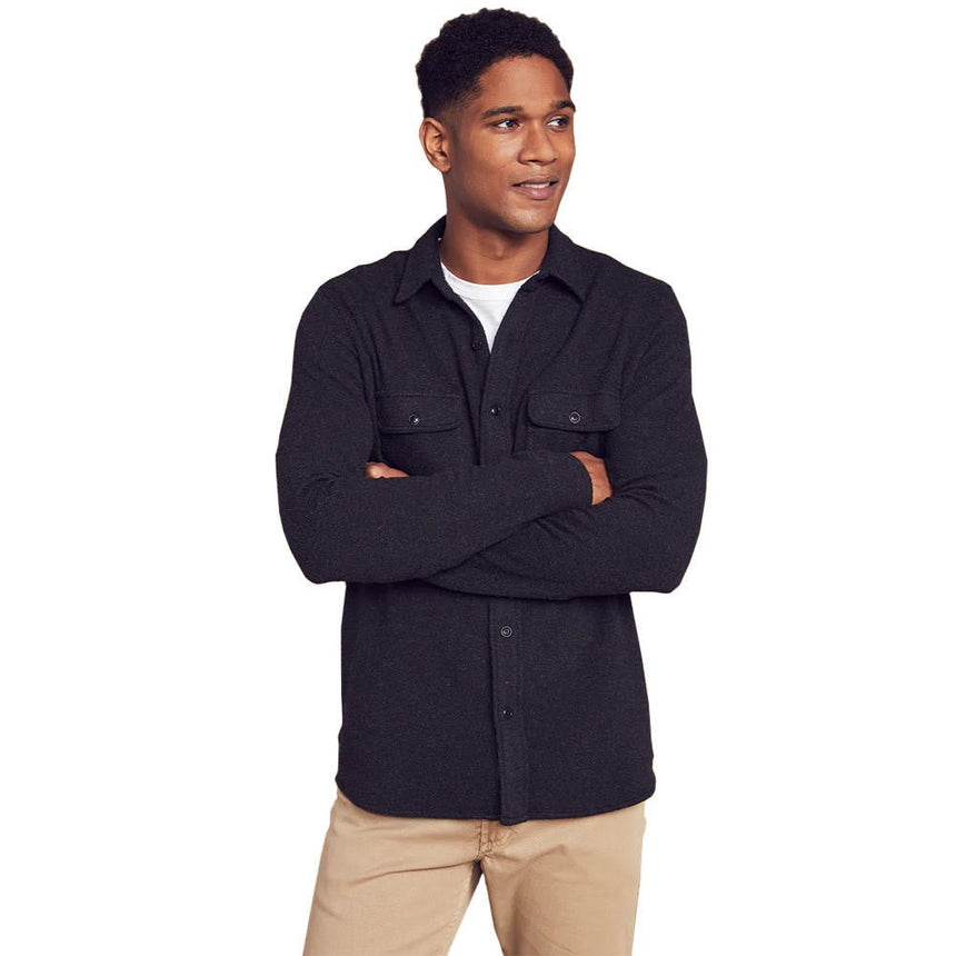 Heathered Black Twill