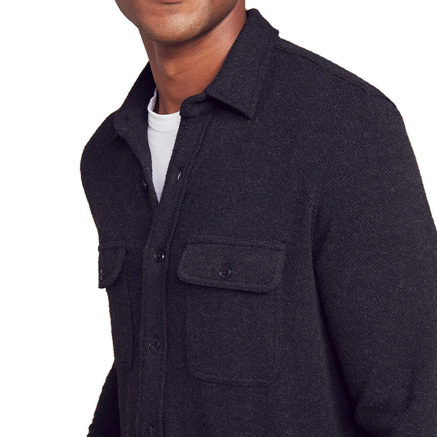 Heathered Black Twill