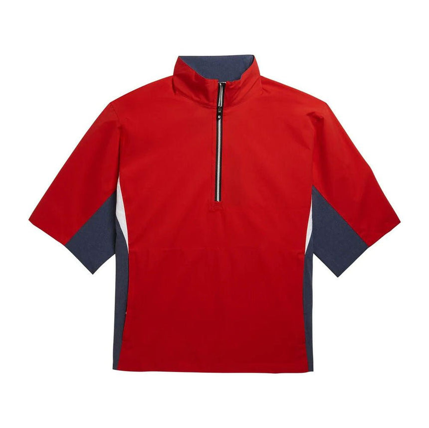 Red Navy Heather White