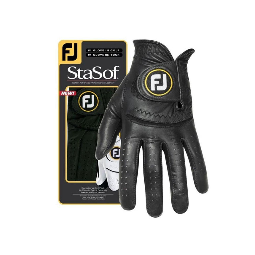FootJoy Men's StaSof Glove - Black - Prior Generation