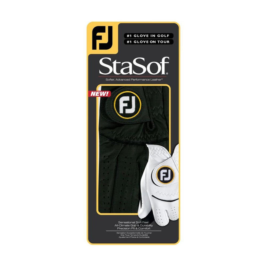 FootJoy Men's StaSof Glove - Black - Prior Generation