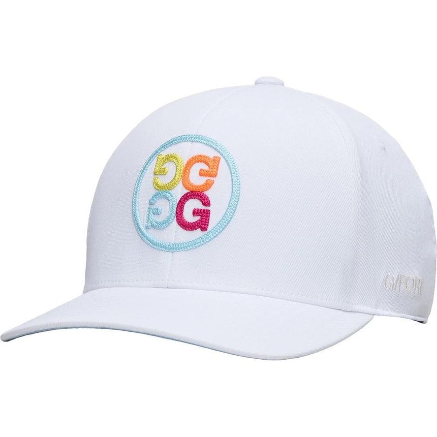 G/Fore Chainstitch Circle G's Contrast Golf Hat - Snow/Multi