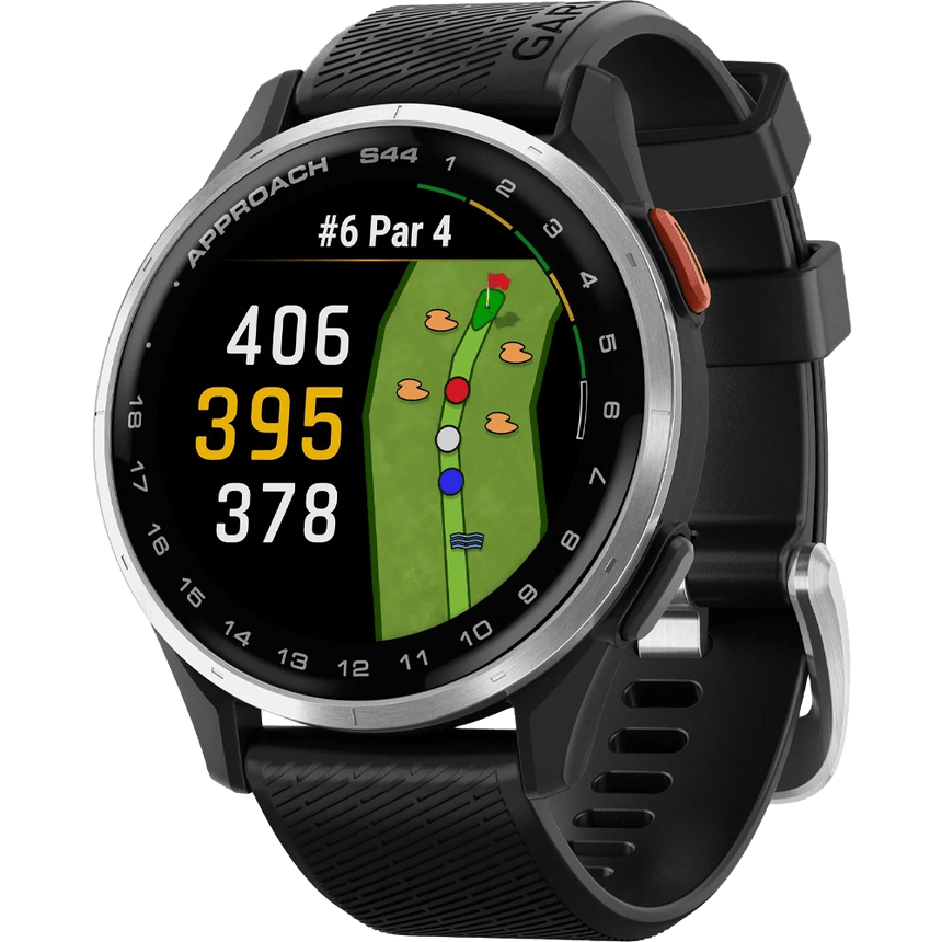 Garmin Approach S44 Watch - Silver/Black