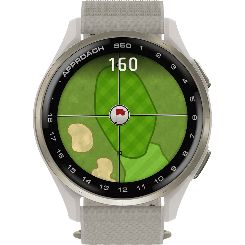 Garmin Approach S50 Watch - Cream Gold/Ivory
