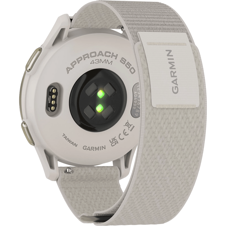 Garmin Approach S50 Watch - Cream Gold/Ivory
