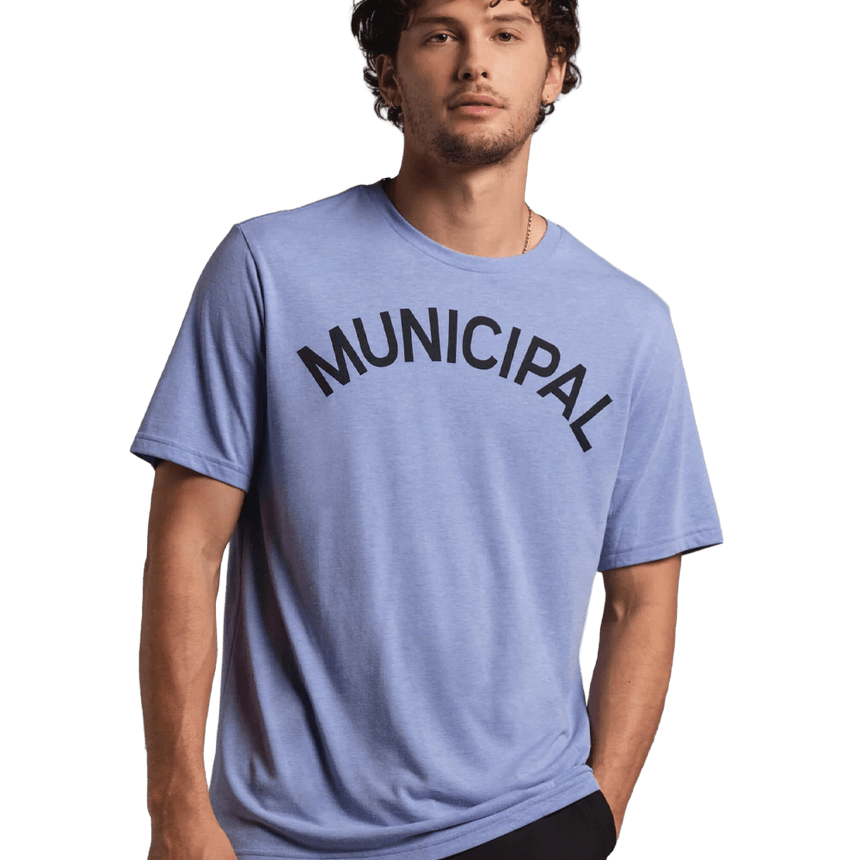 Municipal Origin SuperBlend Tee - Peri/Black