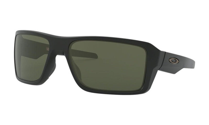Oakley Double Edge Sunglasses - Matte Black/Dark Grey