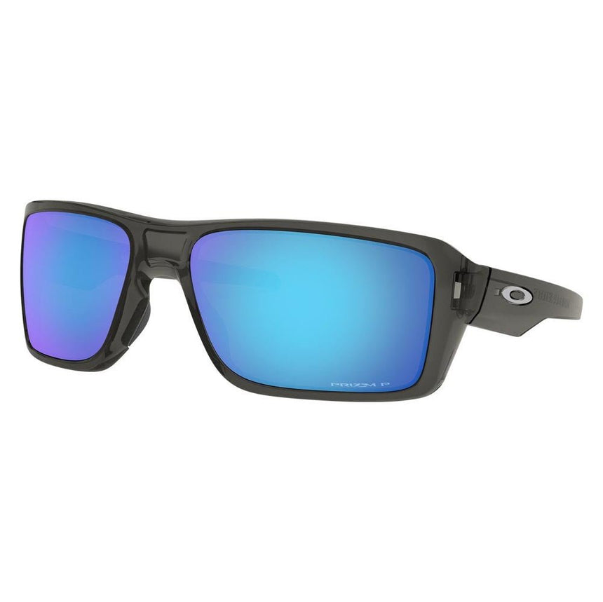 Oakley Double Edge Sunglasses - Grey Smoke/Prizm Sapphire Polarized