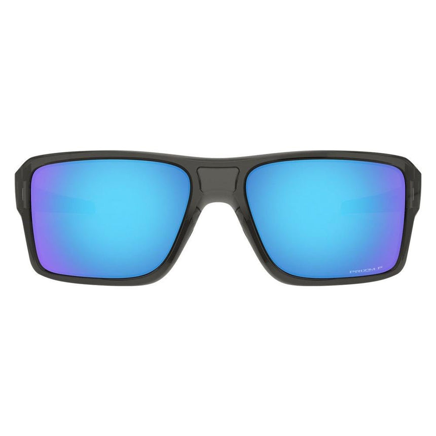 Oakley Double Edge Sunglasses - Grey Smoke/Prizm Sapphire Polarized