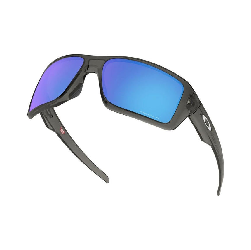 Oakley Double Edge Sunglasses - Grey Smoke/Prizm Sapphire Polarized