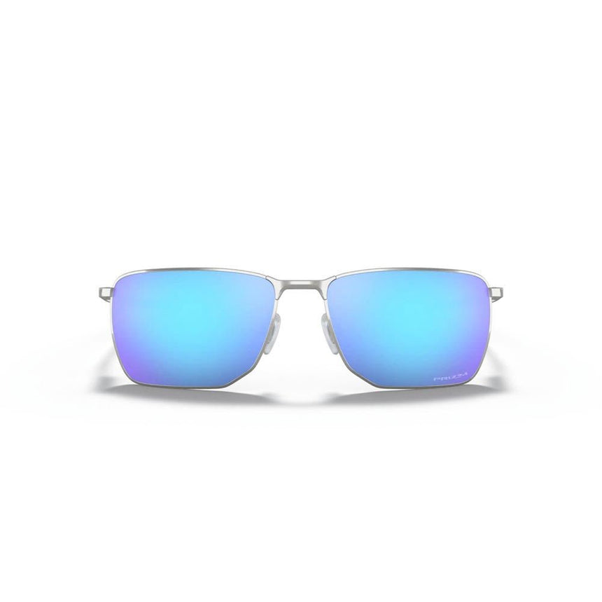 Oakley Ejector Sunglasses - Satin Chrome/Prizm Sapphire
