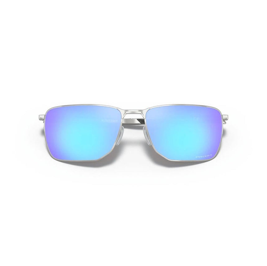 Oakley Ejector Sunglasses - Satin Chrome/Prizm Sapphire