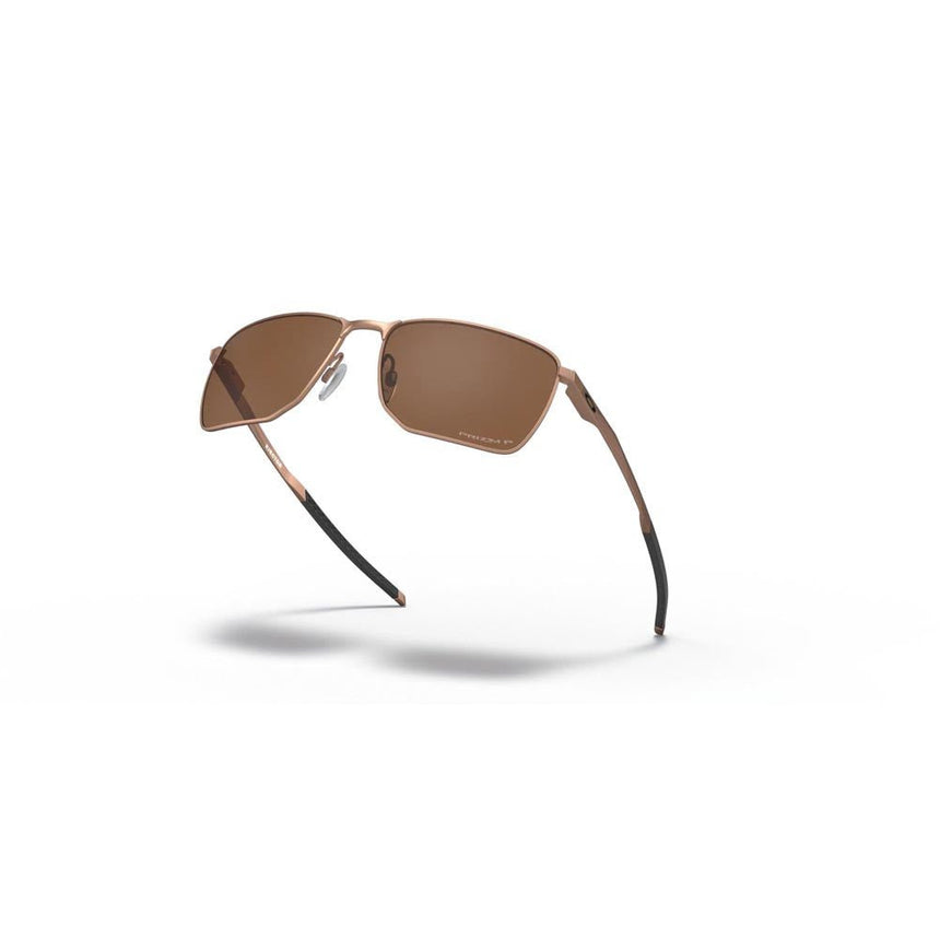 Oakley Ejector Sunglasses - Satin Rose Gold/Prizm Tungsten Polarized