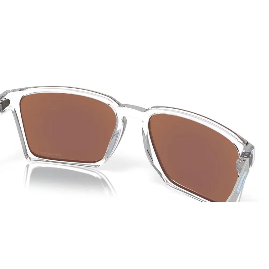 Oakley Exchange Sun Sunglasses - Polished Clear/Prizm Sapphire Polarized