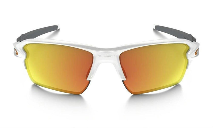 Oakley Flak 2.0 XL Sunglasses - Polished White/Fire Iridium