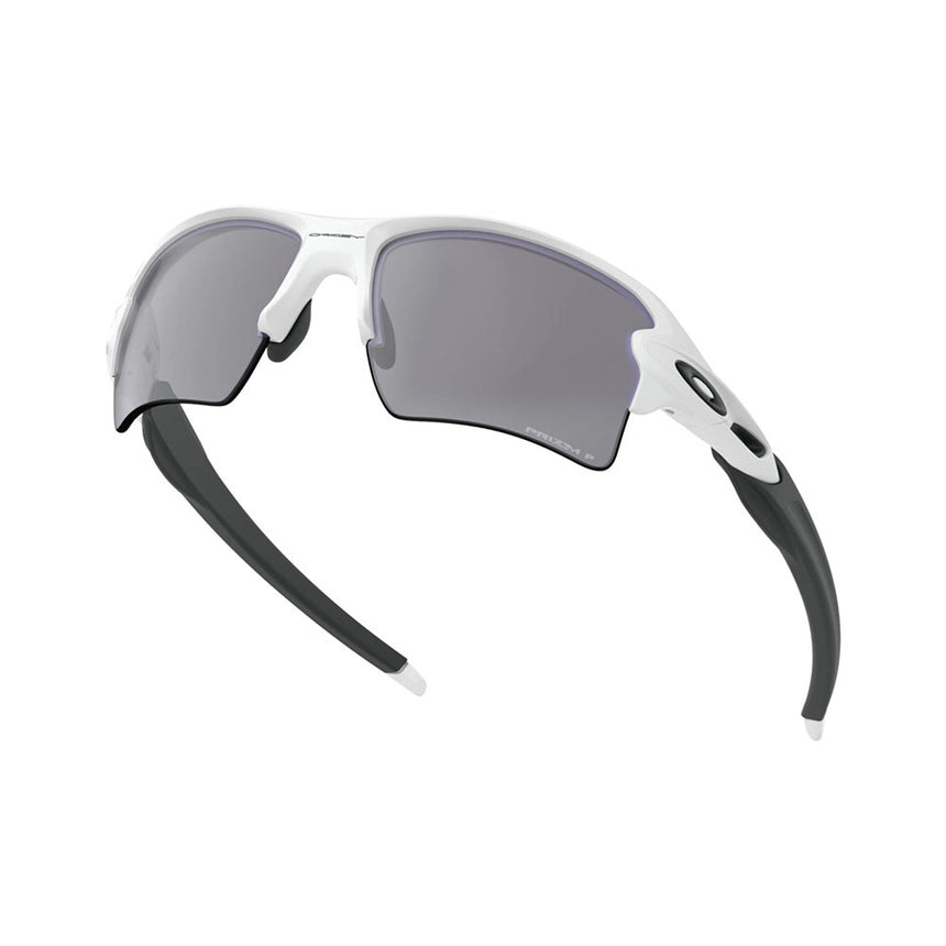 Oakley Flak 2.0 XL Sunglasses - Polished White/Prizm Black Polarized