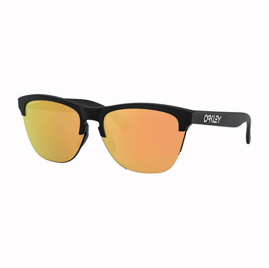 Oakley Frogskins Lite Sunglasses - Matte Black/Prizm Rose Gold