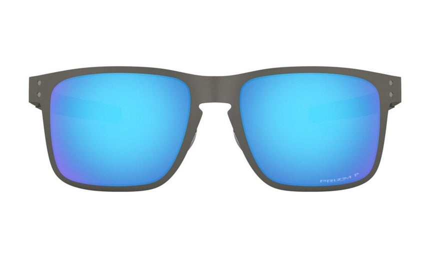 Oakley Holbrook Metal Sunglasses - Matte Gunmetal/Prizm Sapphire Polarized