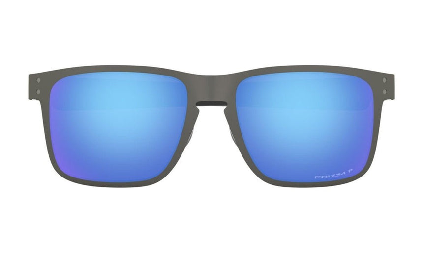 Oakley Holbrook Metal Sunglasses - Matte Gunmetal/Prizm Sapphire Polarized