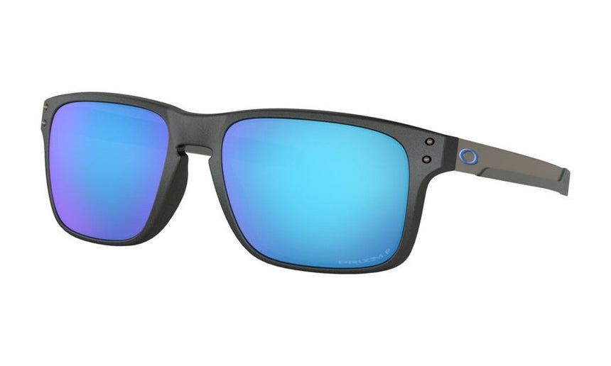 Oakley Holbrook Mix Sunglasses - Steel/Prizm Sapphire Polarized